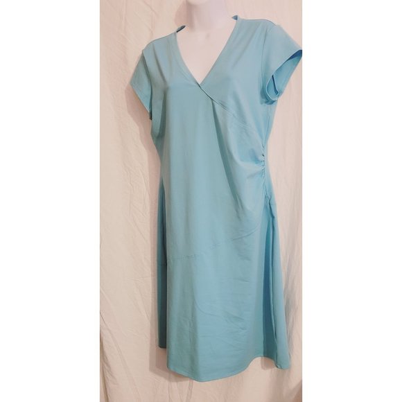 Athleta Teal Blue/Green Dress Sz M - Picture 3 of 6